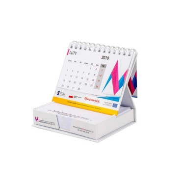 Kalendarz Biurkowy na spirali z zestawem kartek