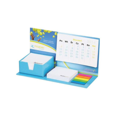 Kalendarz Biurkowy z zestawem karteczek CPO-702