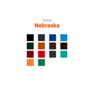 Kalendarz książkowy A5 dzienny Nebraska Niebieski Kalendarz książkowy A5 dzienny Nebraska Niebieski