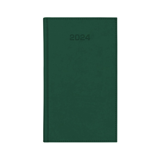 Kalendarz książkowy A6 tygodniowy Vivella Zielony