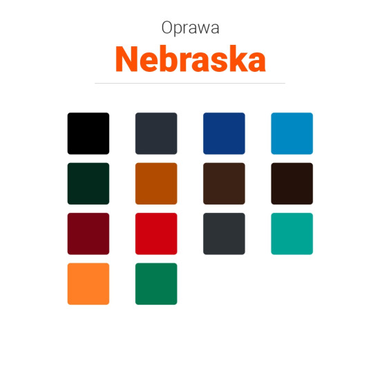 Kalendarz książkowy B5 tygodniowo-notesowy Nebraska Bordo