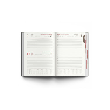 Kalendarz książkowy B6 dzienny Baladek Granatowy Kalendarz książkowy B6 dzienny Baladek Granatowy