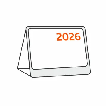 Kalendarze biurkowe 2026