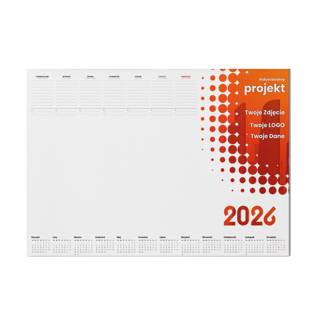 Biuwar reklamowy z nadrukiem – podkłady na biurko A2 A3 B2 B3