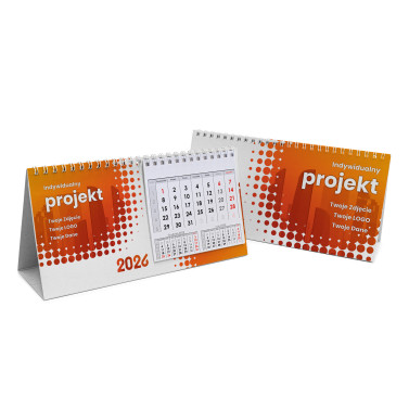 Kalendarz Biurkowy Piramidka Spiralowany Economic | Kalendarium miesięczne