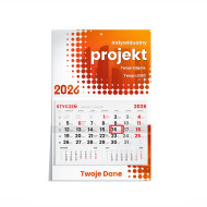 Kalendarz jednodzielny CLASSIC płaską główką Kalendarz jednodzielny CLASSIC płaską główką