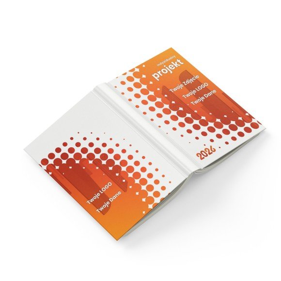 Kalendarz książkowy z własną okładką CMYK Kalendarz książkowy z własną okładką CMYK