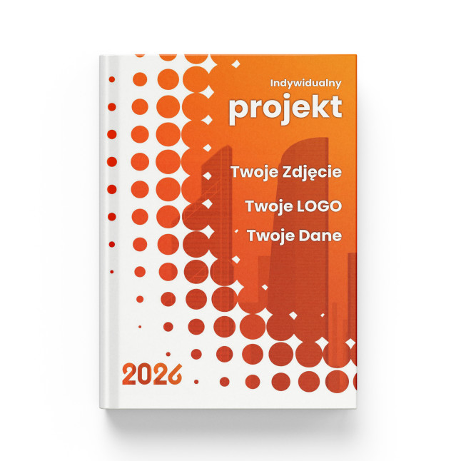 Kalendarz książkowy z własną okładką CMYK