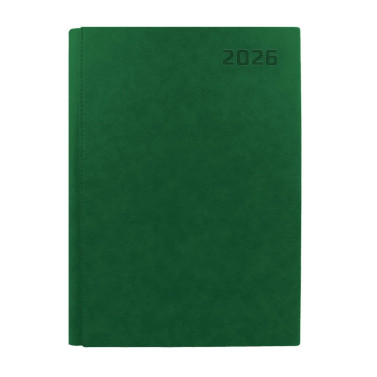 Kalendarz książkowy A4 dzienny 416 stron Manhatan Zielony Kalendarz książkowy A4 dzienny 416 stron Manhatan Zielony