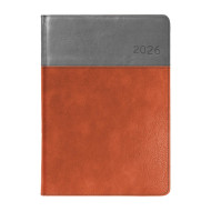 Kalendarz książkowy A4 dzienny Combo Seria C50 Szary + Pomarańczowy Kalendarz książkowy A4 dzienny Combo Seria C50 Szary + Pomarańczowy