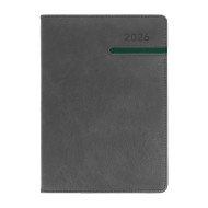 Kalendarz książkowy A4 dzienny Combo Seria C60 Grafitowy + Zielony Kalendarz książkowy A4 dzienny Combo Seria C60 Grafitowy + Zielony