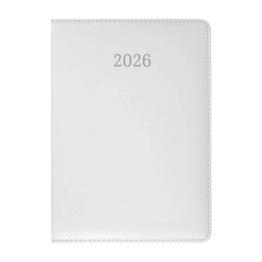 Kalendarz książkowy A4 dzienny Elite Biały Kalendarz książkowy A4 dzienny Elite Biały