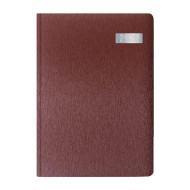 Kalendarz książkowy A4 tygodniowo-notesowy Virgo Bordowy Kalendarz książkowy A4 tygodniowo-notesowy Virgo Bordowy