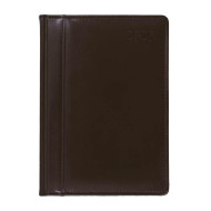 Kalendarz książkowy A4 tygodniowy Prestige Skóra naturalna Brązowy