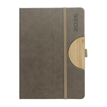 Kalendarz książkowy A5 dzienny Cell Kawowy