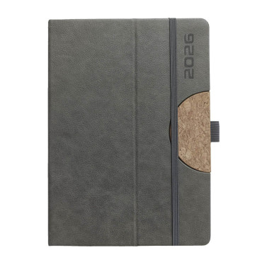 Kalendarz książkowy A5 dzienny Cell Szary Kalendarz książkowy A5 dzienny Cell Szary