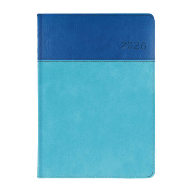 Kalendarz książkowy A5 dzienny Combo Seria C50 Granatowy + Turkusowy Kalendarz książkowy A5 dzienny Combo Seria C50 Granatowy + Turkusowy