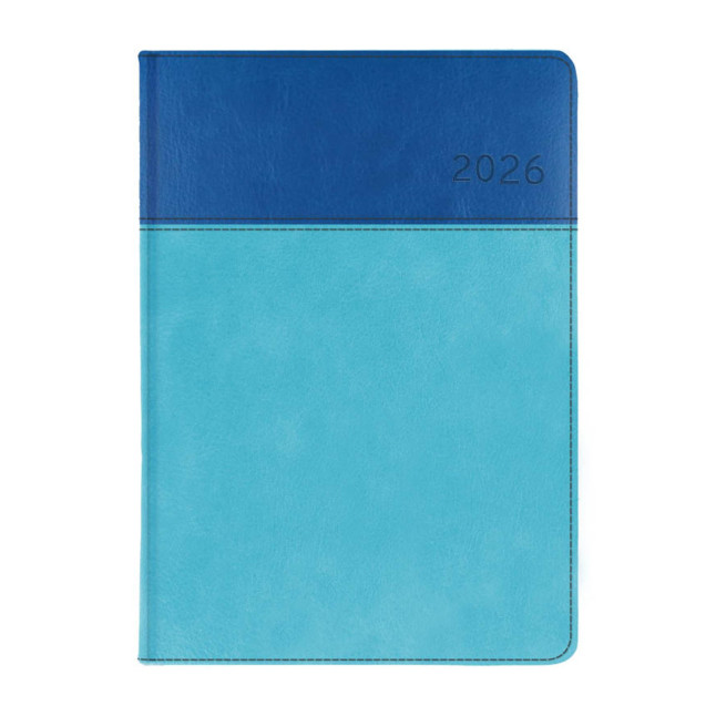 Kalendarz książkowy A5 dzienny Combo Granat + Bordowy