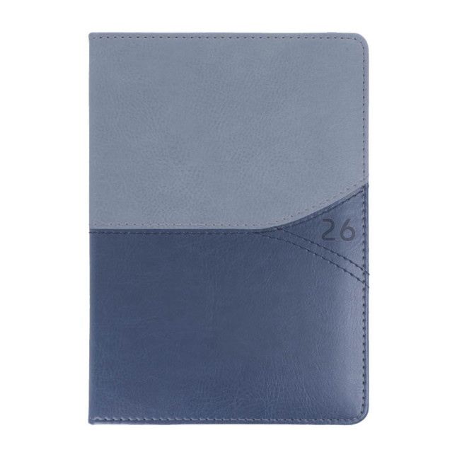 Kalendarz książkowy A5 dzienny Combo wave Granatowy