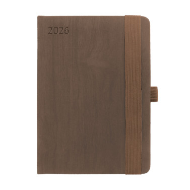 Kalendarz książkowy A5 dzienny Forest Brązowy Kalendarz książkowy A5 dzienny Forest Brązowy