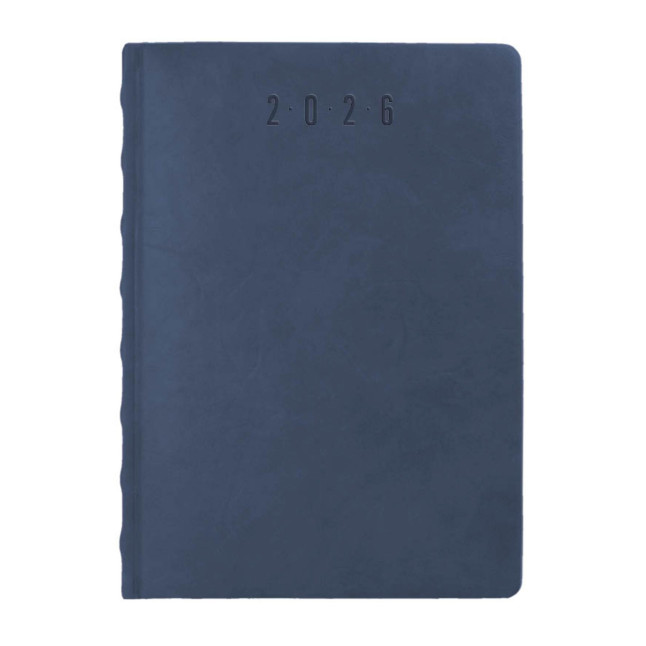 Kalendarz książkowy A5 dzienny Genua Granatowy