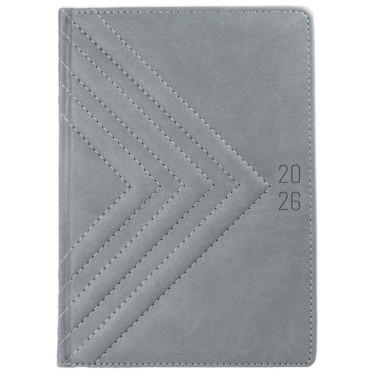 Kalendarz książkowy A5 dzienny Latte Szary Kalendarz książkowy A5 dzienny Latte Szary