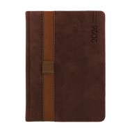 Kalendarz książkowy A5 dzienny Loopen Brązowy Kalendarz książkowy A5 dzienny Loopen Brązowy