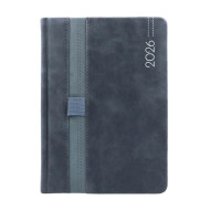 Kalendarz książkowy A5 dzienny Loopen Grafitowy + Szary Kalendarz książkowy A5 dzienny Loopen Grafitowy + Szary