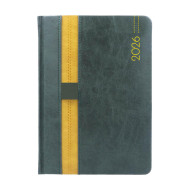 Kalendarz książkowy A5 dzienny Loopen Zielony + Zołty Kalendarz książkowy A5 dzienny Loopen Zielony + Zołty