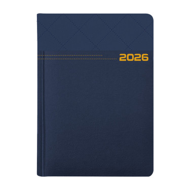 Kalendarz książkowy A5 dzienny Magic Laser Granatowy + Niebieski Kalendarz książkowy A5 dzienny Magic Laser Granatowy + Niebieski