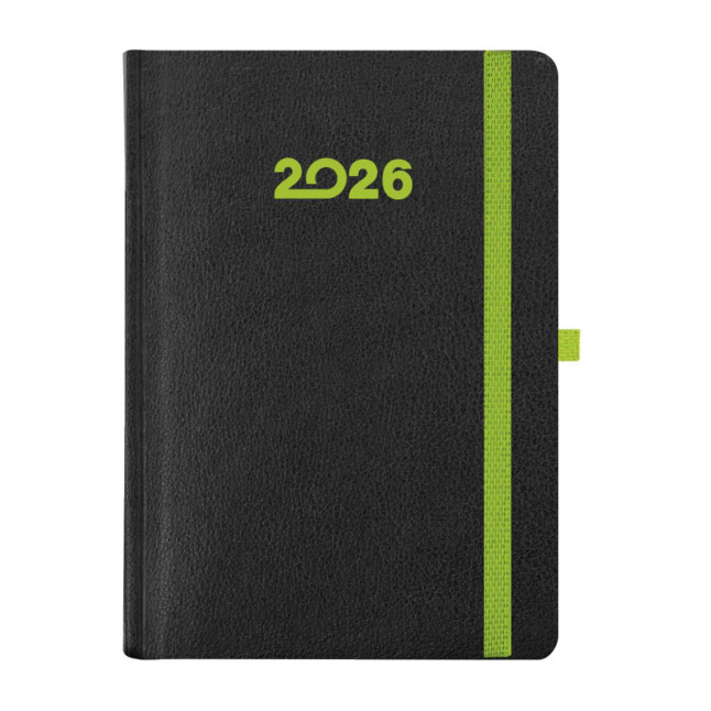 Kalendarz książkowy A5 dzienny Magic Laser z gumką