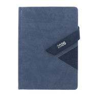 Kalendarz książkowy A5 dzienny Magneto z zamknięciem magnetycznym Seria MAG3 Niebieski