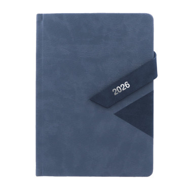 Kalendarz książkowy A5 dzienny Magneto z zamknięciem magnetycznym Seria MAG3 Niebieski Kalendarz książkowy A5 dzienny Magneto z zamknięciem magnetycznym Seria MAG3 Niebieski