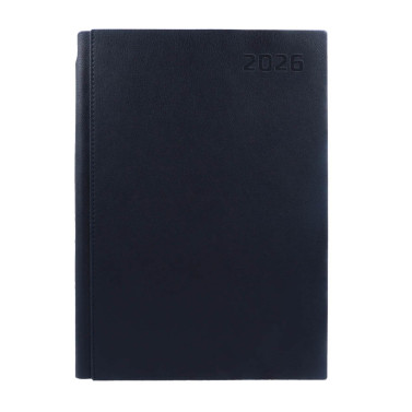 Kalendarz książkowy A5 dzienny Manhatan Czarny Kalendarz książkowy A5 dzienny Manhatan Czarny