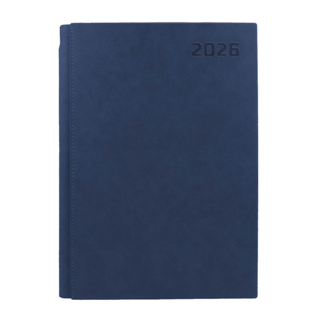 Kalendarz książkowy A5 dzienny Manhatan Granatowy