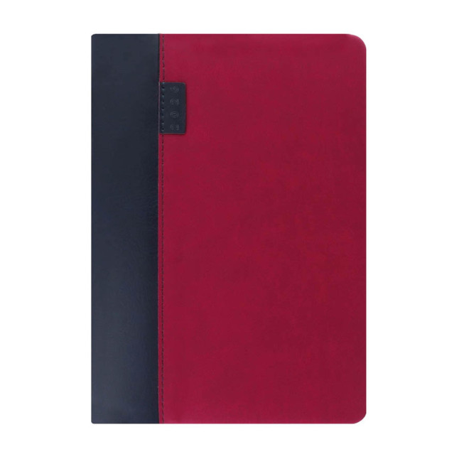 Kalendarz książkowy A5 dzienny Pico pion Szary + Pomarańczowy