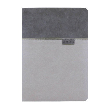 Kalendarz książkowy A5 dzienny Pico poziom Szary Kalendarz książkowy A5 dzienny Pico poziom Szary