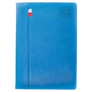 Kalendarz książkowy A5 dzienny PLX Niebieski