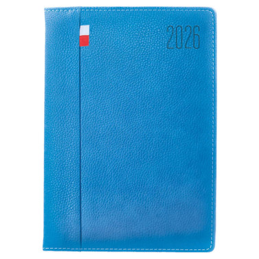 Kalendarz książkowy A5 dzienny PLX Niebieski Kalendarz książkowy A5 dzienny PLX Niebieski