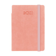 Kalendarz książkowy A5 tygodniowo-notesowy Flexi Różowy Kalendarz książkowy A5 tygodniowo-notesowy Flexi Różowy