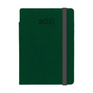 Kalendarz książkowy A5 tygodniowo-notesowy Flexi Zielony Kalendarz książkowy A5 tygodniowo-notesowy Flexi Zielony