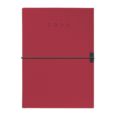 Kalendarz książkowy A5 tygodniowy Wings Bordowy Kalendarz książkowy A5 tygodniowy Wings Bordowy