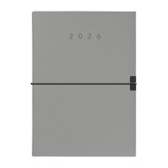 Kalendarz książkowy A5 tygodniowy Wings Szary Kalendarz książkowy A5 tygodniowy Wings Szary