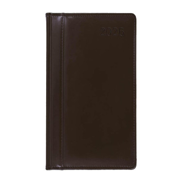 Kalendarz książkowy A6 tygodniowy Prestige Skóra naturalna Brązowy Kalendarz książkowy A6 tygodniowy Prestige Skóra naturalna Brązowy