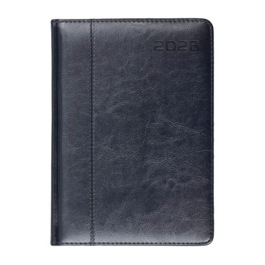 Kalendarz książkowy B6 dzienny Nevro Czarny Kalendarz książkowy B6 dzienny Nevro Czarny