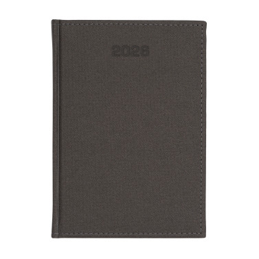 Kalendarz książkowy A4 dzienny Denim Grafitowy