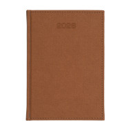Kalendarz książkowy A4 dzienny Denim Jasnobrązowy