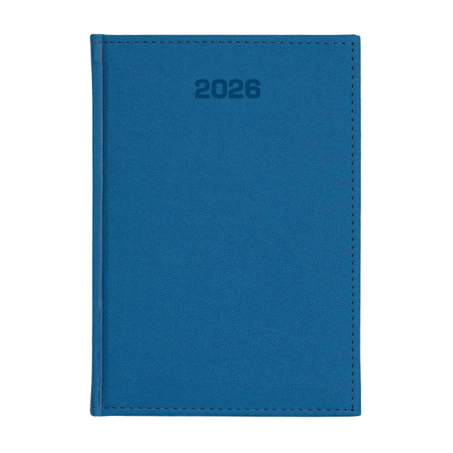 Kalendarz książkowy A4 dzienny Denim Niebieski