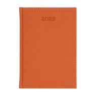 Kalendarz książkowy A4 tygodniowy Denim Pomarańczowy