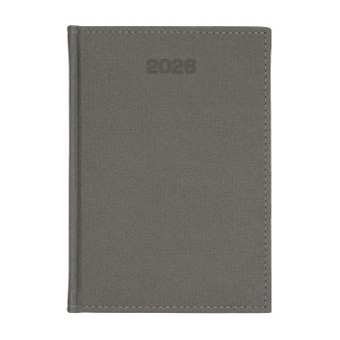 Kalendarz książkowy A4 tygodniowy Denim Popielaty
